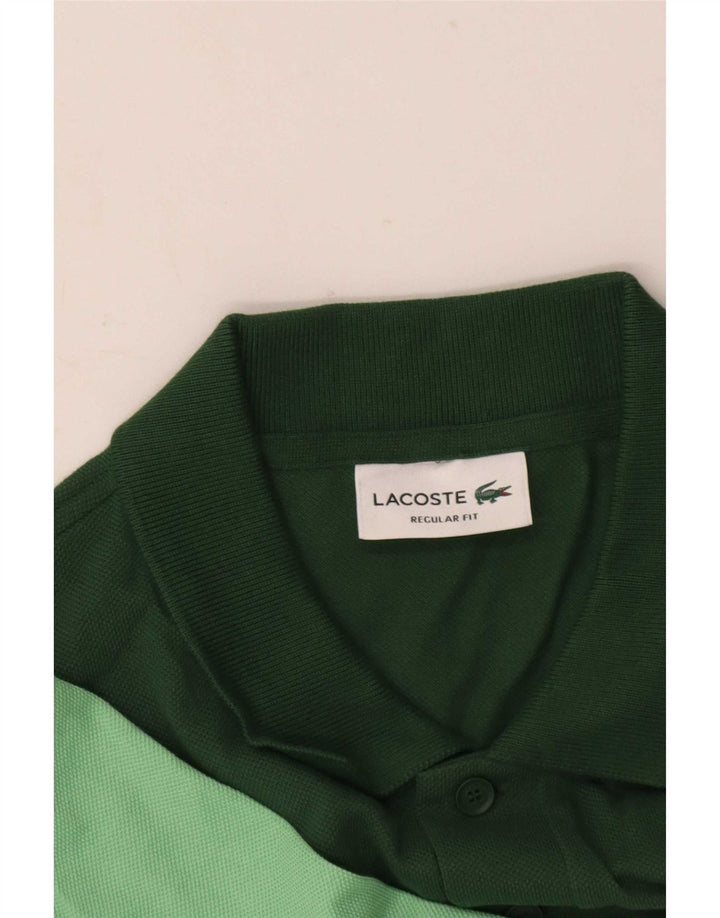 Polo Lacoste da uomo vestibilità regolare colore verde medio