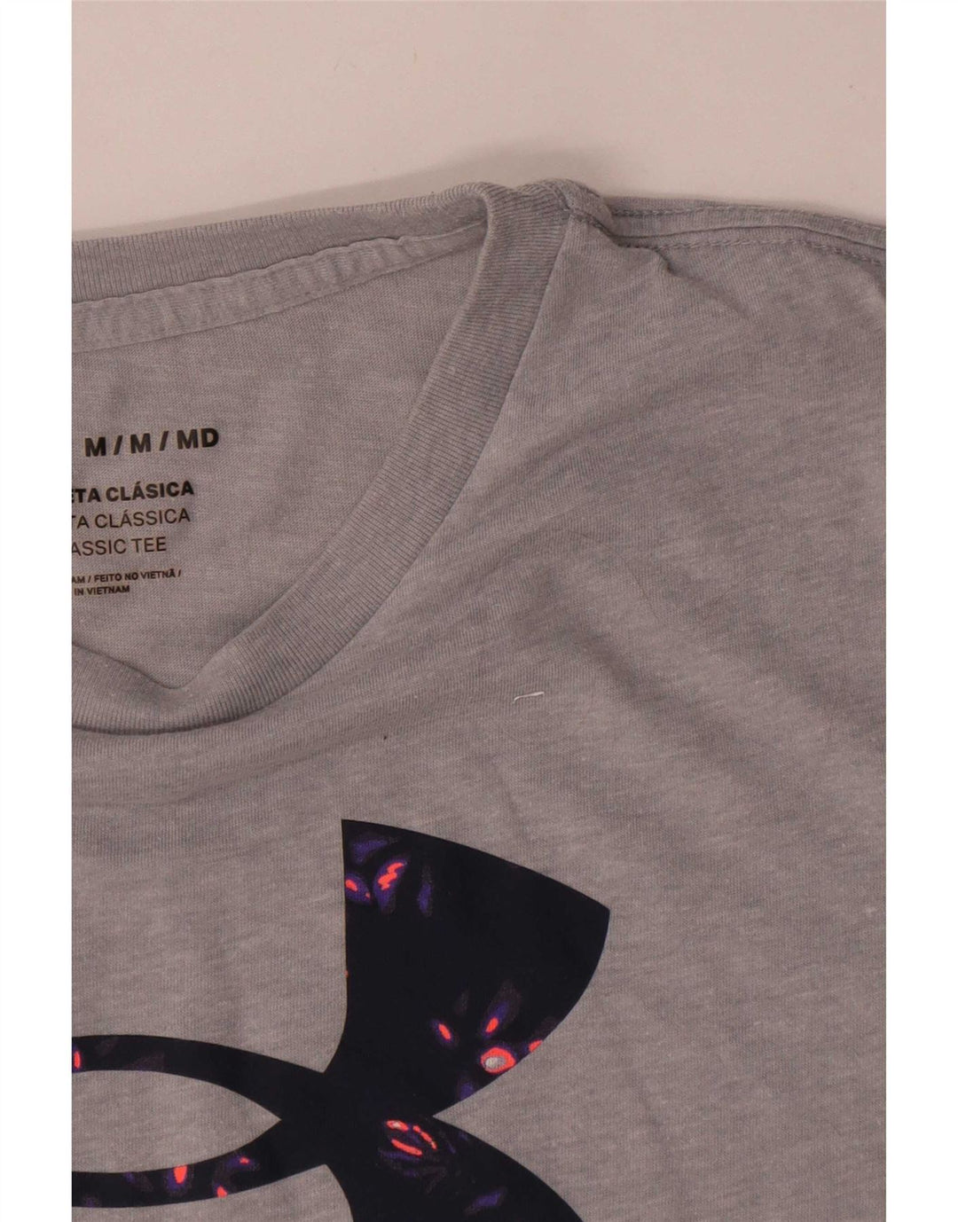 Maglietta grafica da donna Under Armour Top UK 14 Grigio medio