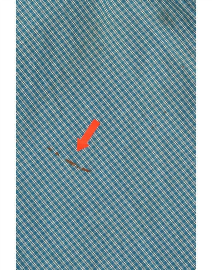 Camicia a maniche corte da uomo Ariat grande a quadretti blu