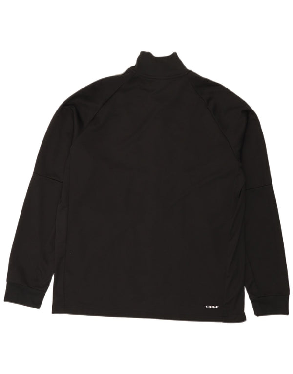 Giacca da tuta da uomo Adidas Aeroready XL nera in poliestere
