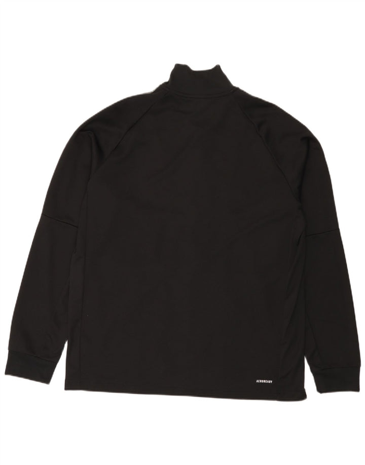 Giacca da tuta da uomo Adidas Aeroready XL nera in poliestere