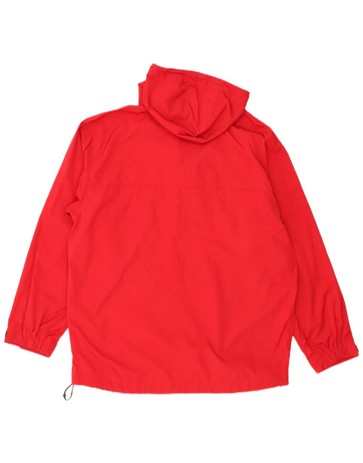 Giacca anorak grafica con cappuccio da uomo Timberland UK 38 poliestere rosso medio