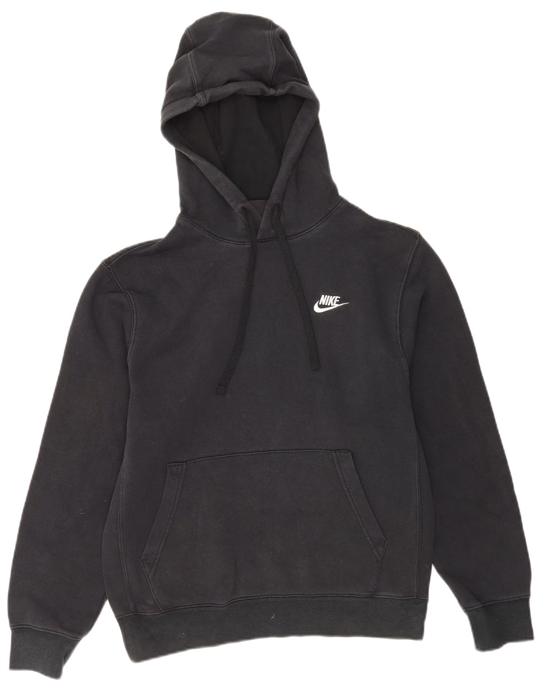 Felpa con cappuccio da uomo Nike Small in cotone nero