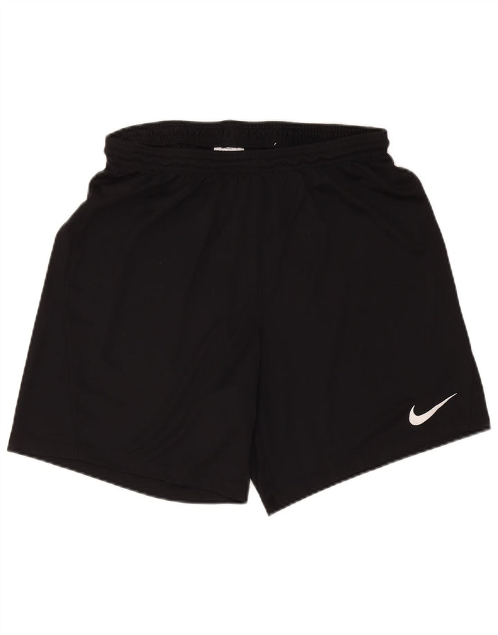 Pantaloncini sportivi Nike da ragazzo Dri Fit 13-14 anni XL poliestere nero