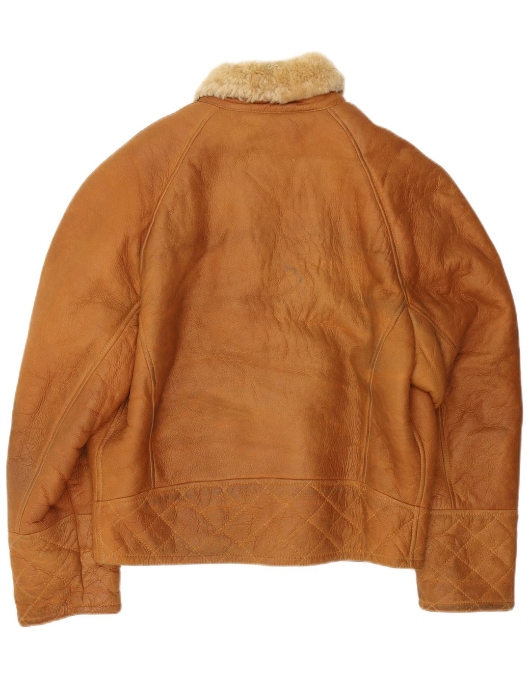 Giubbotto in montone da uomo VINTAGE IT 48 Shearling beige medio