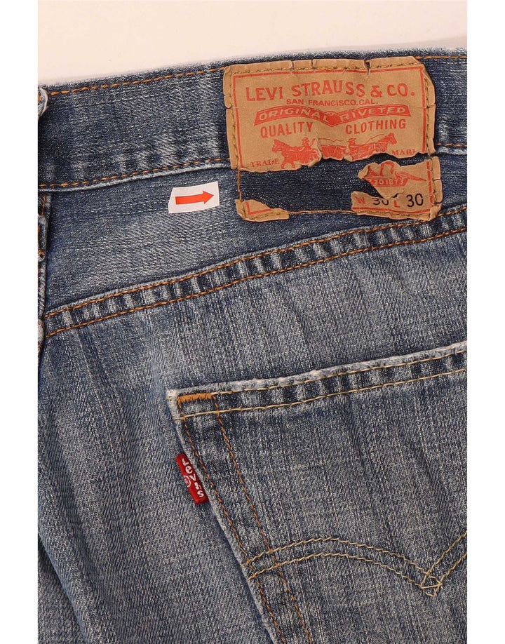 Levi's Uomo 505 Jeans dritti W30 L30 Cotone Blu