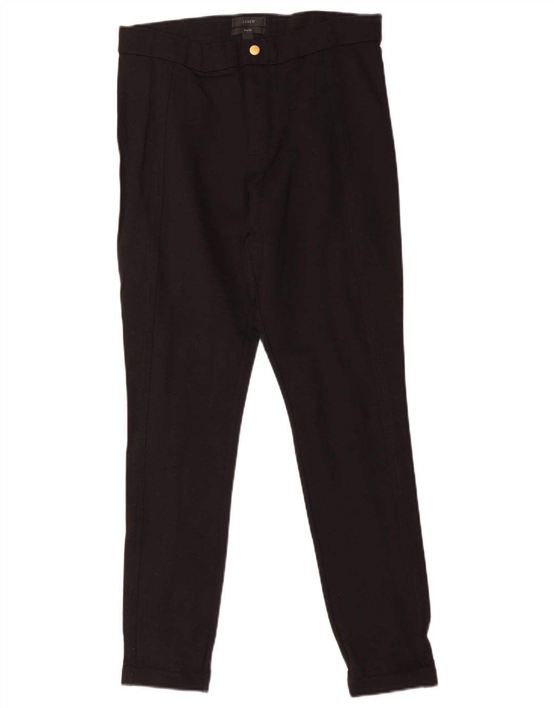 Pantaloni casual slim Pixie da donna J. Crew US 10 Large W30 L30 viscosa nera