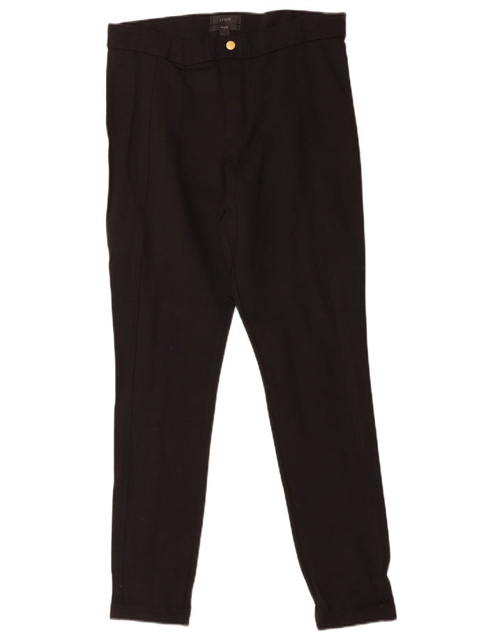 Pantaloni casual slim Pixie da donna J. Crew US 10 Large W30 L30 viscosa nera