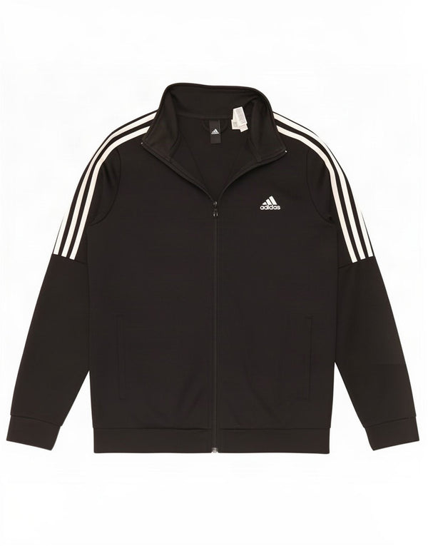 Giacca da tuta da donna Adidas UK 16/18 Large Nero Poliestere