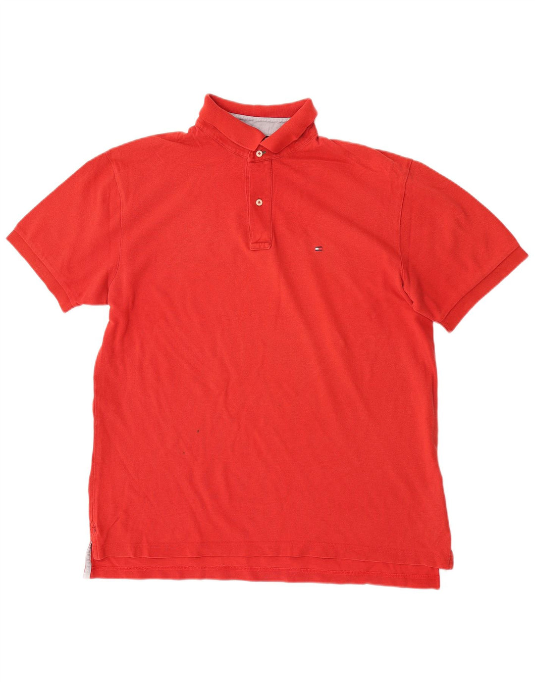 Polo da uomo Tommy Hilfiger grande rossa in cotone