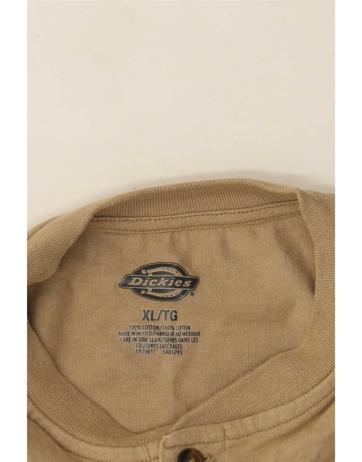 Dickies T-shirt regolare da uomo XL in cotone beige
