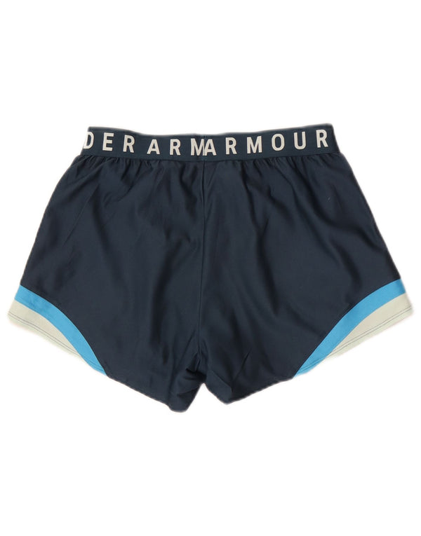 Pantaloncini sportivi Under Armour da donna Heat Gear UK 10 Small Blu Navy