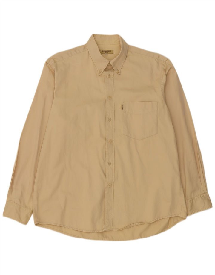 Camicia da uomo Rifle Large in cotone beige