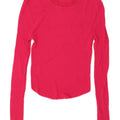 Top Zara da donna a maniche lunghe UK 10 piccolo rosa