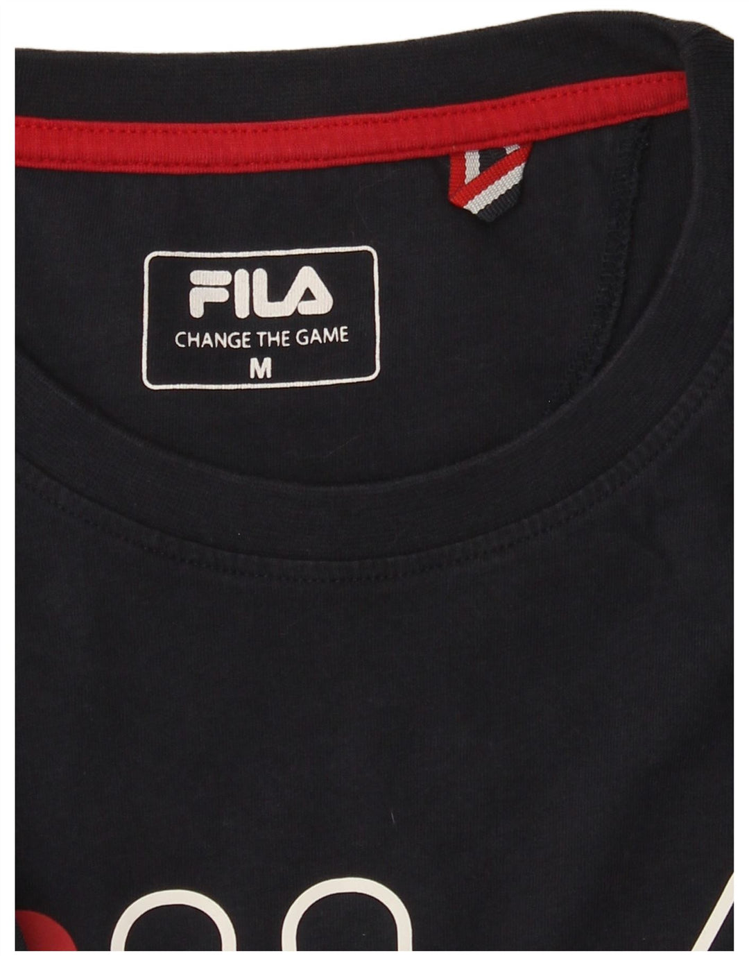 T-shirt grafica da uomo Fila Top blu navy medio