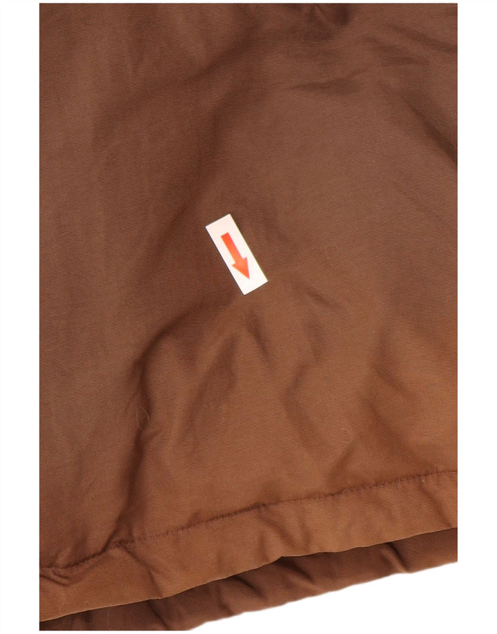Giacca Parka con cappuccio da uomo Aesse UK 44 2XL Nylon marrone