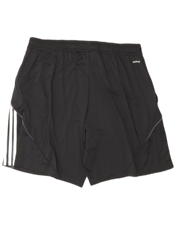 Pantaloncini sportivi Adidas da uomo con vestibilità regolare 2XL poliestere nero