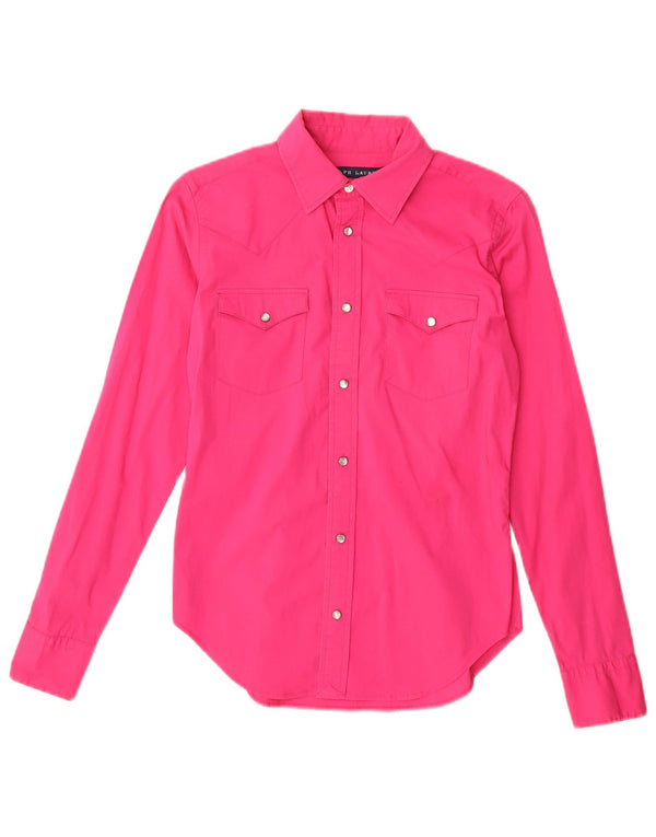 Camicia slim fit da donna Ralph Lauren US 4 Small rosa