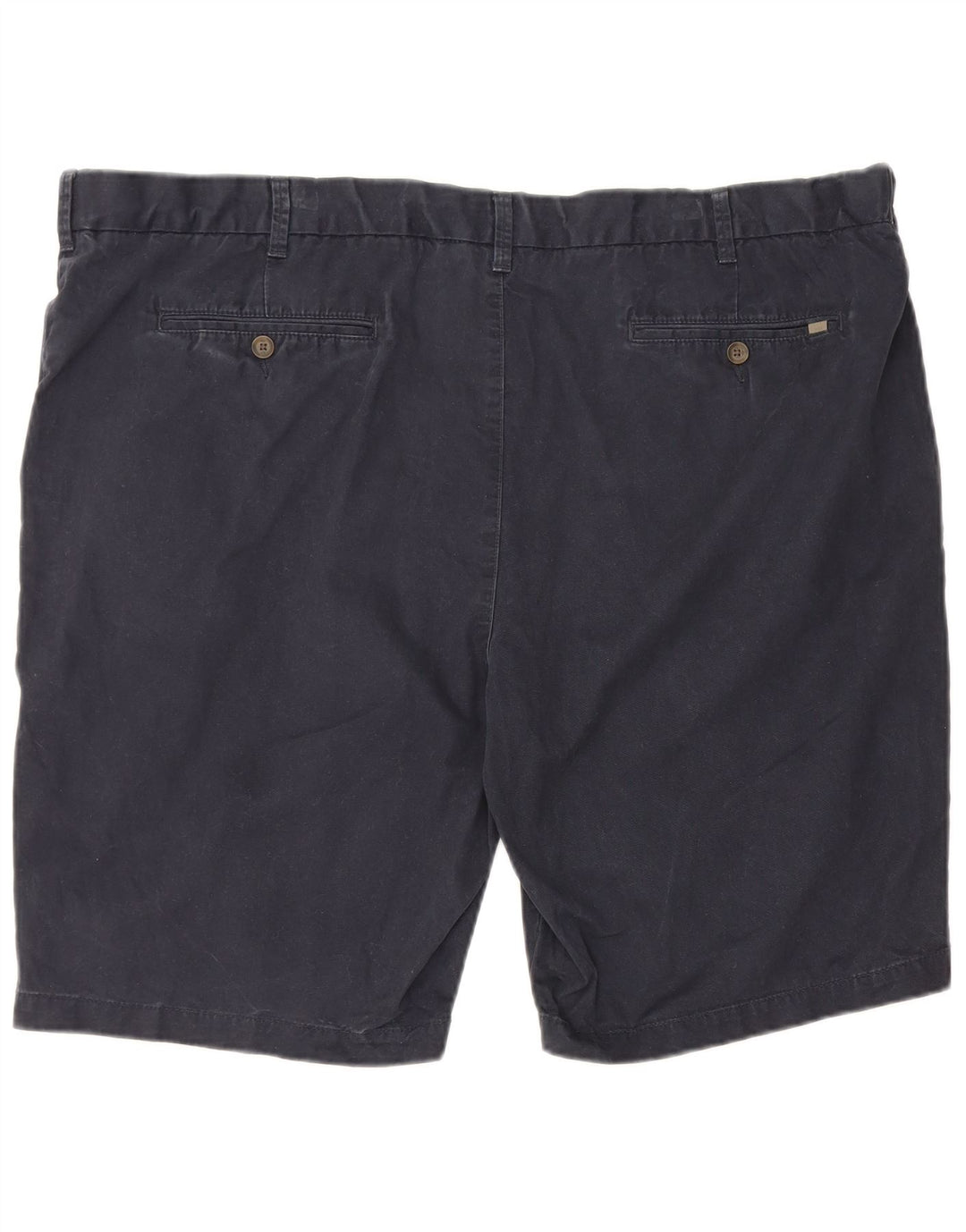 Pantaloncini chino da uomo Marks & Spencer W48 4XL cotone blu navy