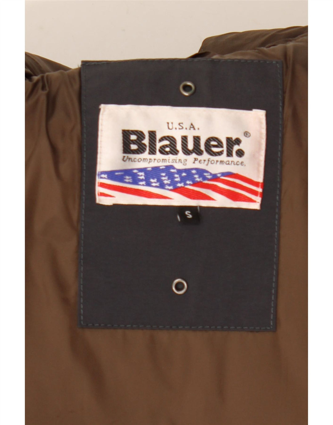 Giacca militare da uomo Blauer UK 36 piccola in nylon blu navy