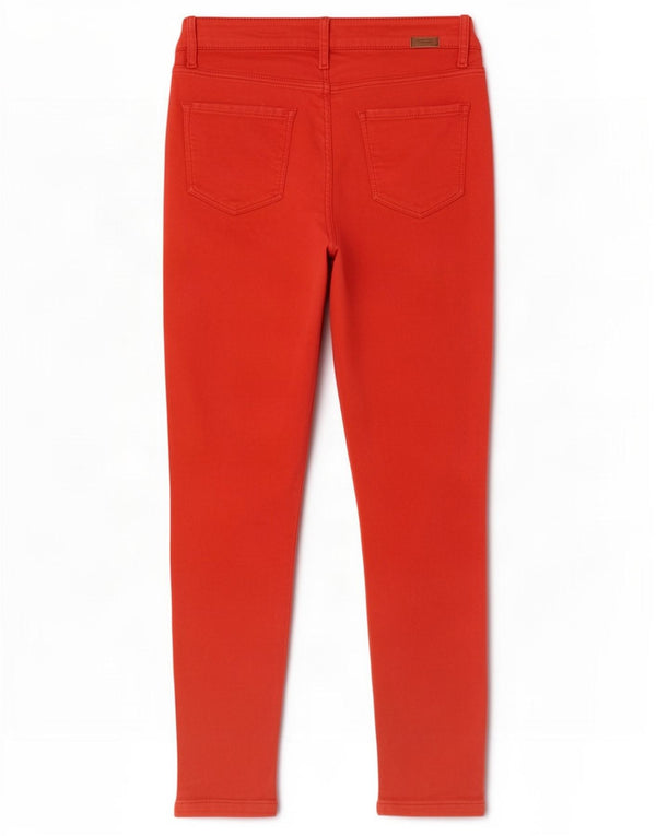 Jeans skinny da donna Massimo Dutti EU 38 Small W28 L24 Cotone rosso