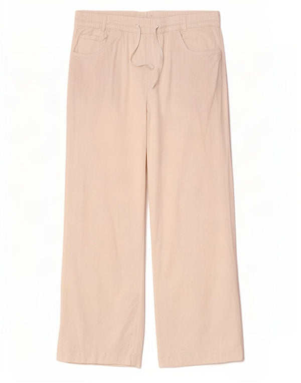 Pantaloni casual da donna Marks & Spencer UK 16 Large W32 L30 Bianco sporco