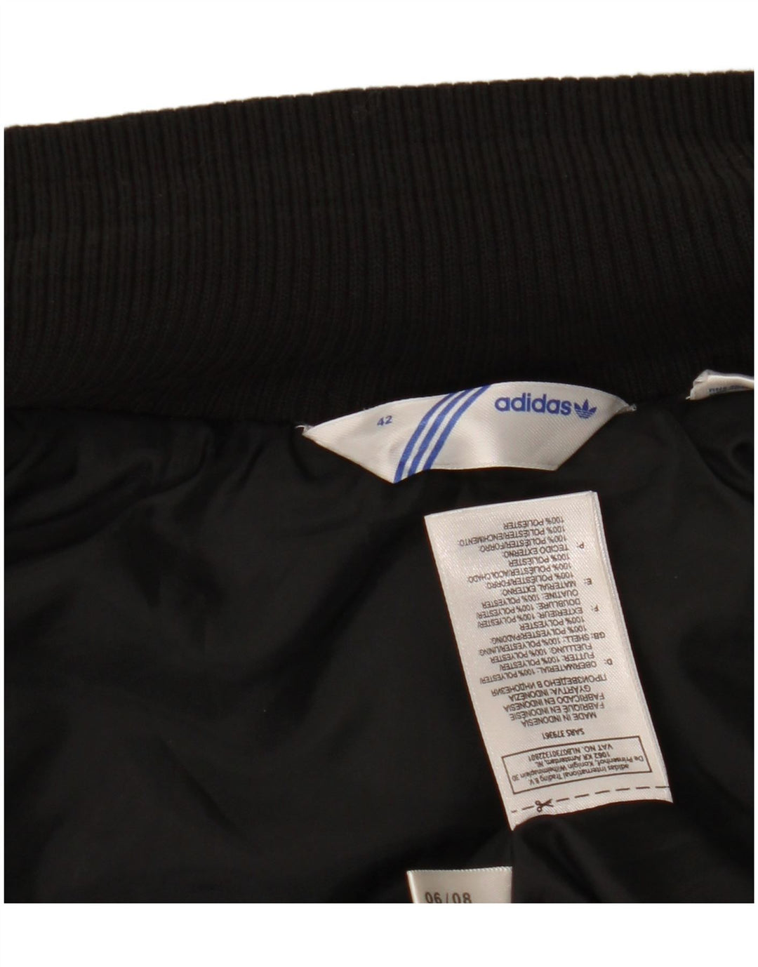 Gilet imbottito da donna ADIDAS IT 42 medio nero poliestere