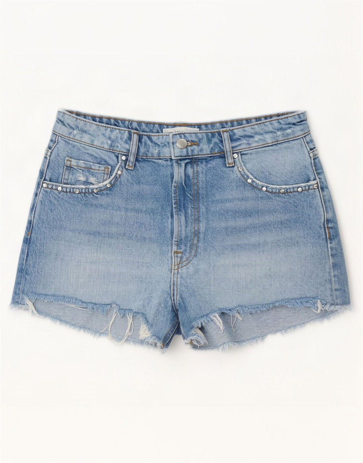 Pantaloncini di jeans da donna Zara EU 38 piccoli W28 blu