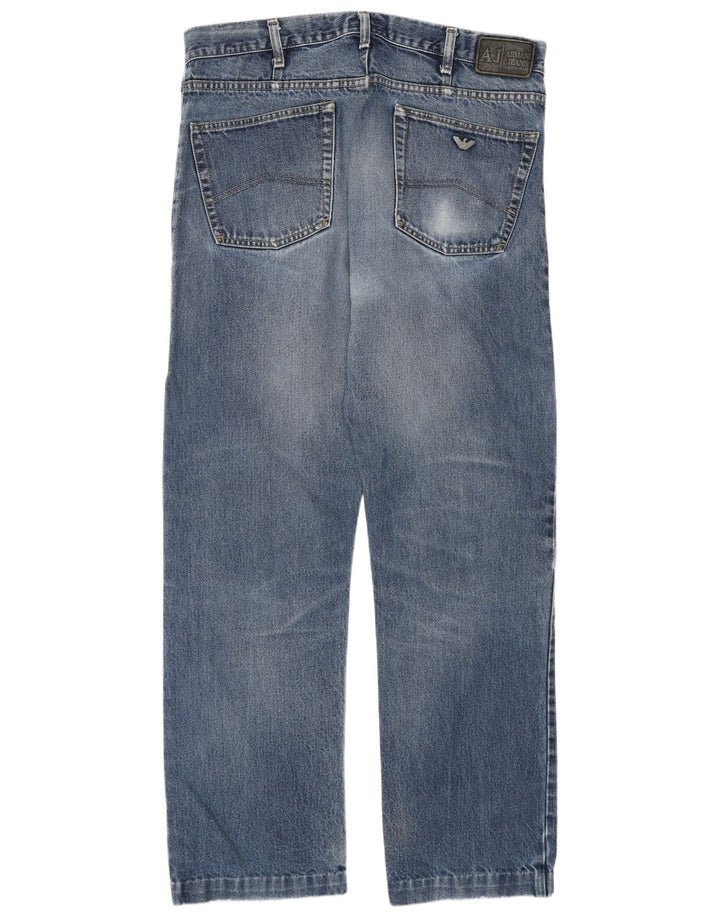 Jeans dritti da uomo Armani W38 L31 Blu