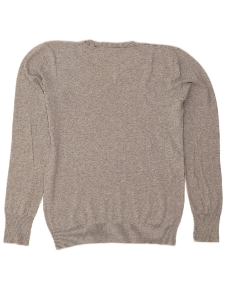 Maglione maglione con scollo a V da donna Diesel UK 14 Grigio medio