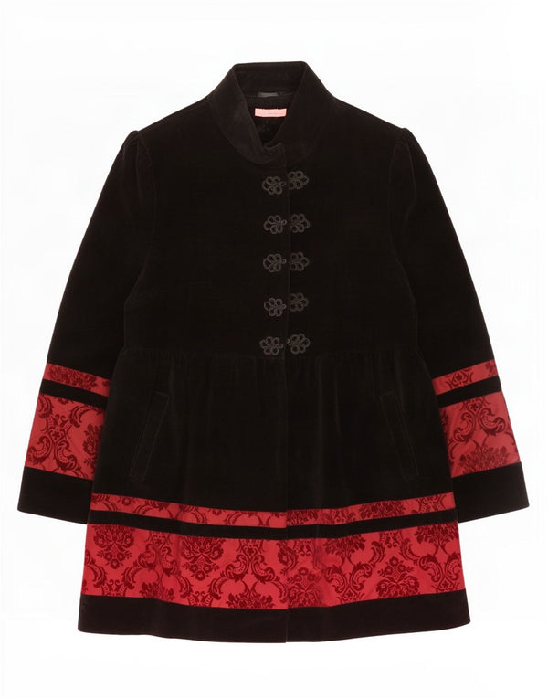 Soprabito in velluto da donna Joe Browns UK 18 XL cotone Paisley nero
