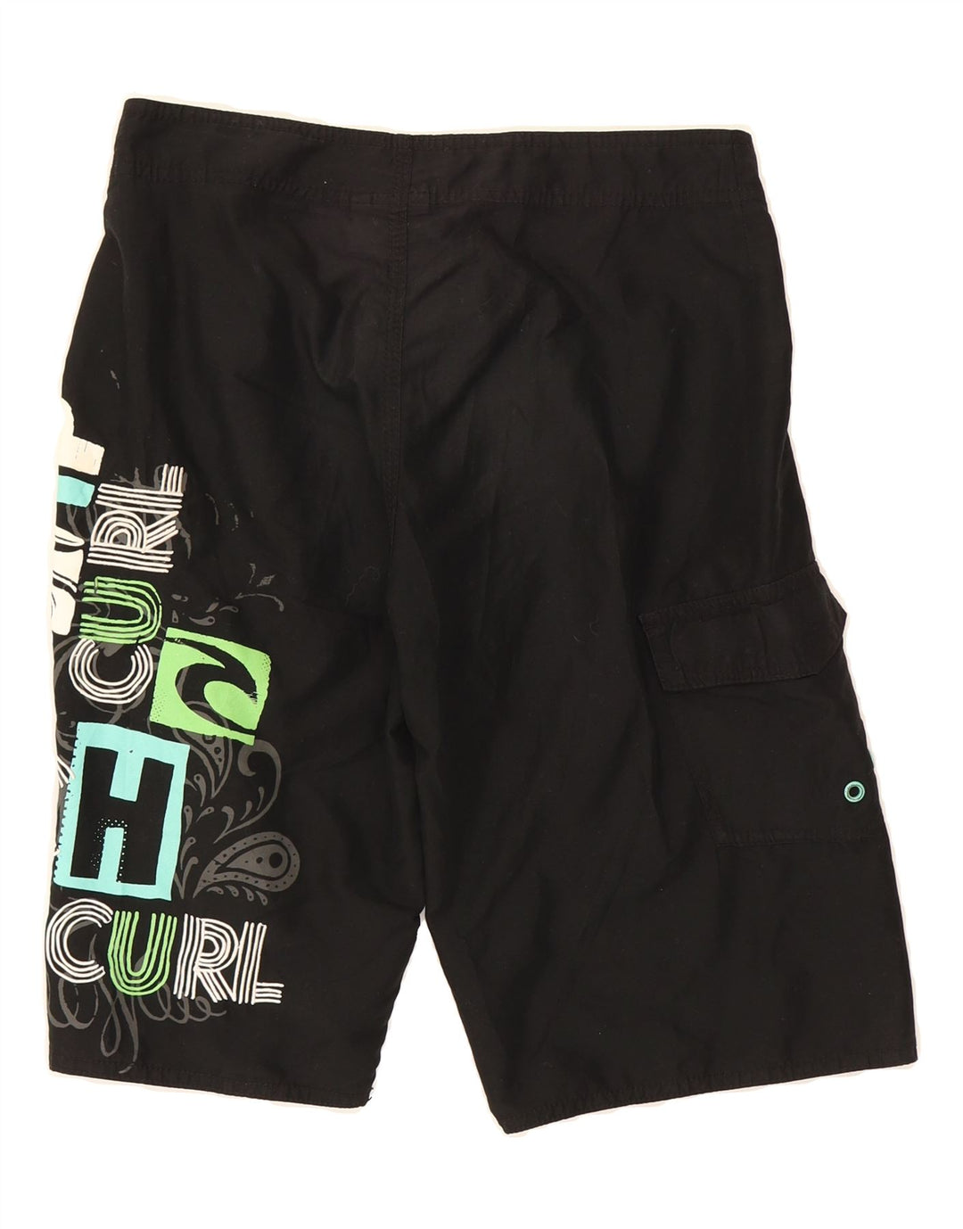 RIP CURL Boys Graphic Swimming Shorts 15-16 Years  Black Vintage Rip Curl and Second-Hand Rip Curl from Messina Hembry 