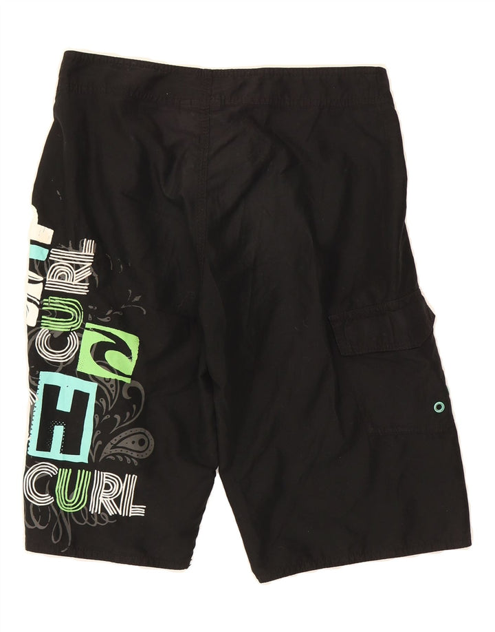 RIP CURL Boys Graphic Swimming Shorts 15-16 Years  Black Vintage Rip Curl and Second-Hand Rip Curl from Messina Hembry 
