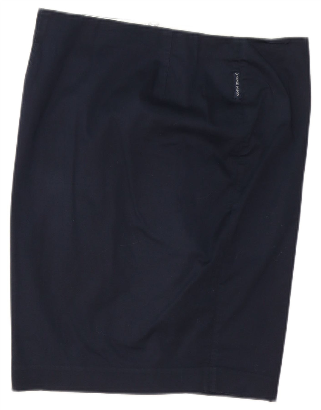 Gonna dritta da donna Armani EU 40 media W30 cotone blu navy