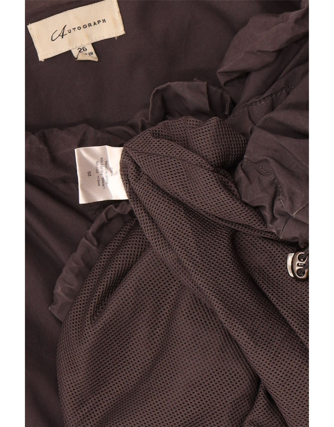 Giacca militare da donna Marks & Spencer UK 26 5XL cotone marrone