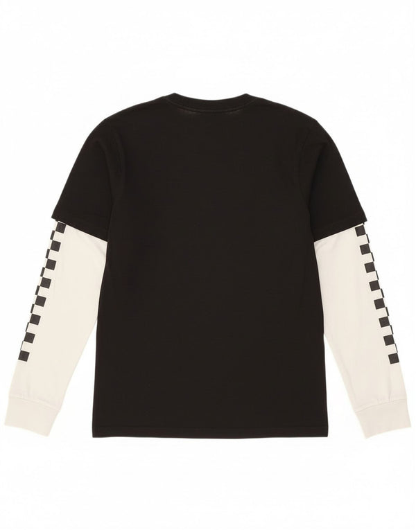 Maglietta grafica da bambino Vans a maniche lunghe 14-15 anni XL Colorblock nera