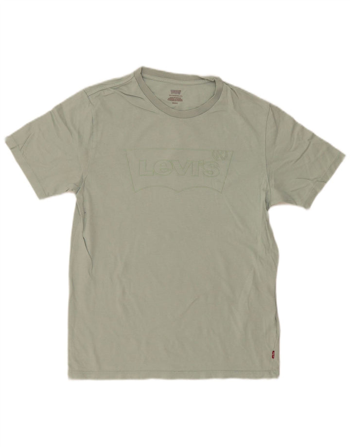 T-shirt grafica da donna Levi's Top UK 10 Small Khaki