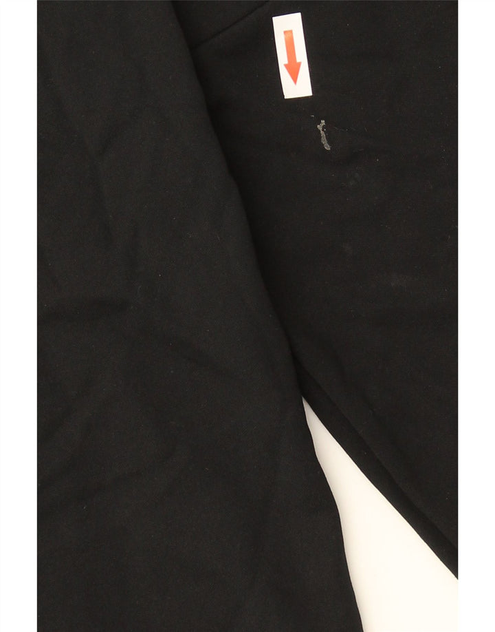 Felpa Nike da uomo Dri Fit con zip e collo, piccola, color block nero