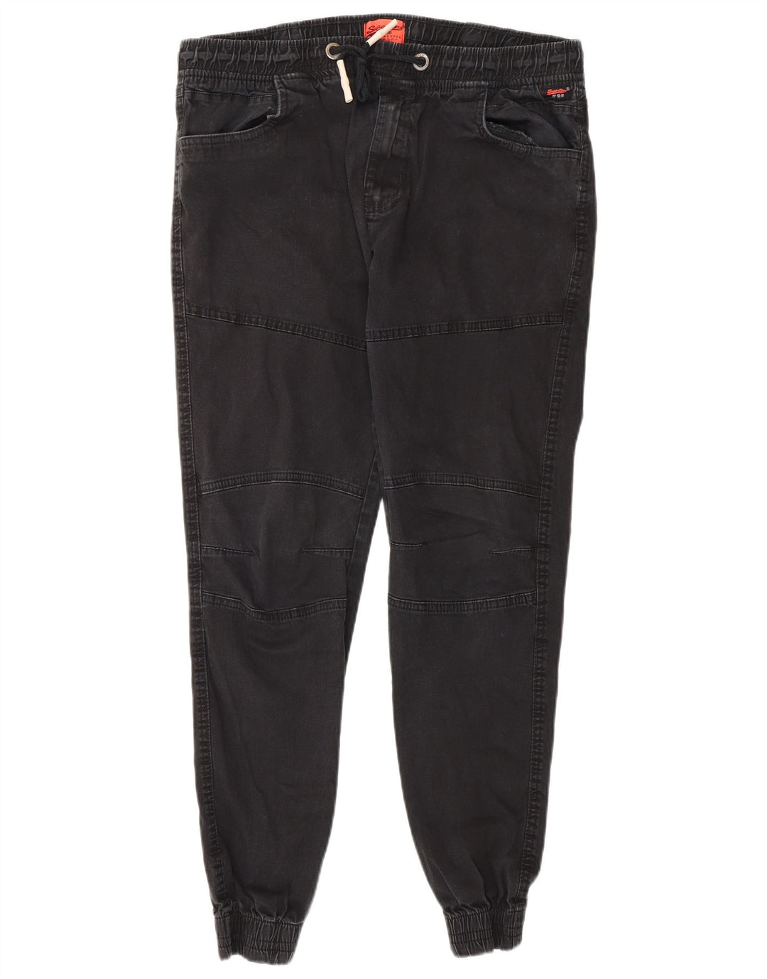 Pantaloni da jogging da uomo Superdry W36 L30 in cotone grigio