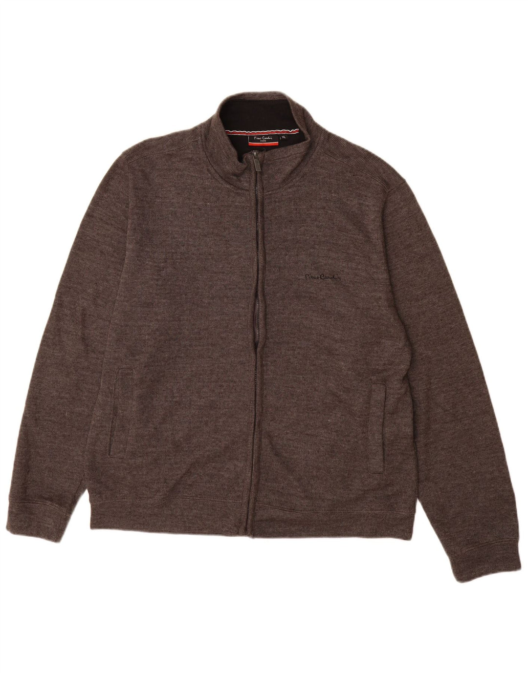 Maglione cardigan da uomo Pierre Cardin XL in cotone grigio