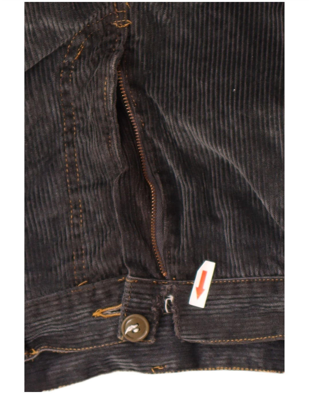 Pantaloni dritti da uomo in velluto a coste Carrera W33 L31 Grigi