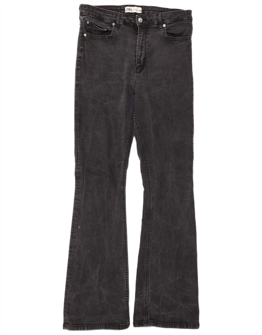 Jeans svasati da donna Zara EU 44 XL W34 L34 Grigio