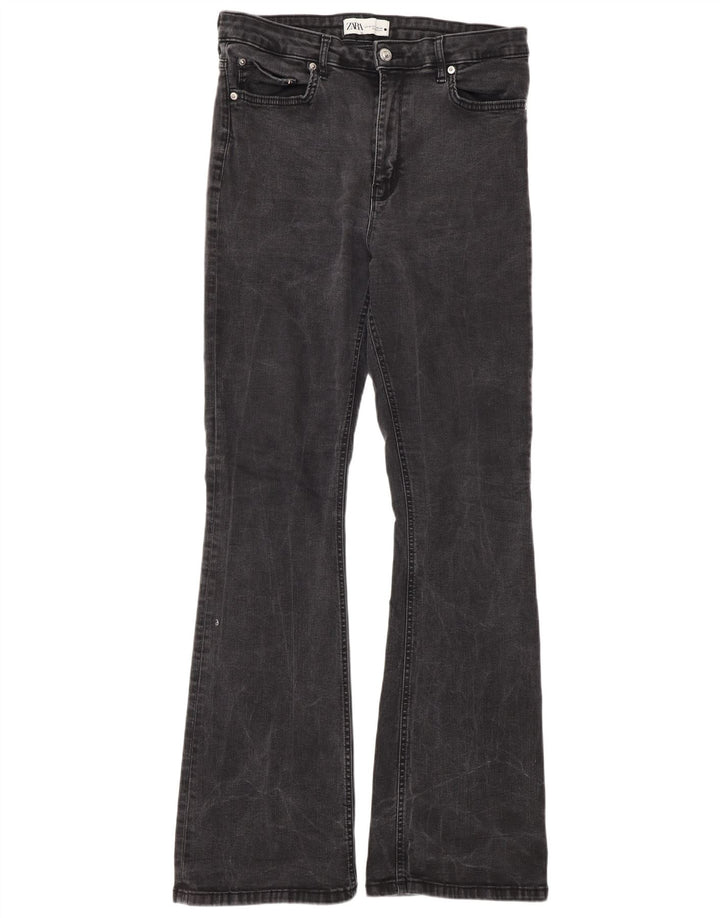 Jeans svasati da donna Zara EU 44 XL W34 L34 Grigio