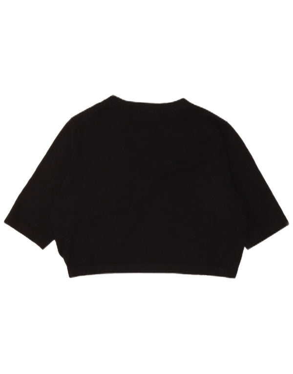 Maglione Bolero a maniche corte da donna Marks & Spencer UK 14 medio nero