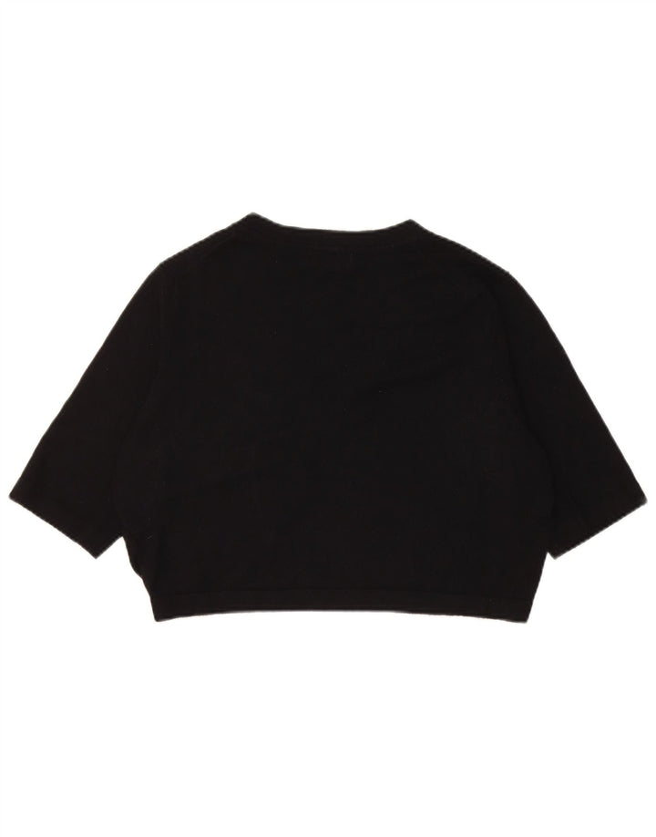 Maglione Bolero a maniche corte da donna Marks & Spencer UK 14 medio nero