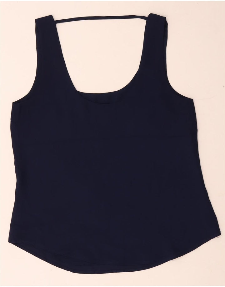 Camicetta senza maniche da donna Oasis UK 10 Small Blu Navy
