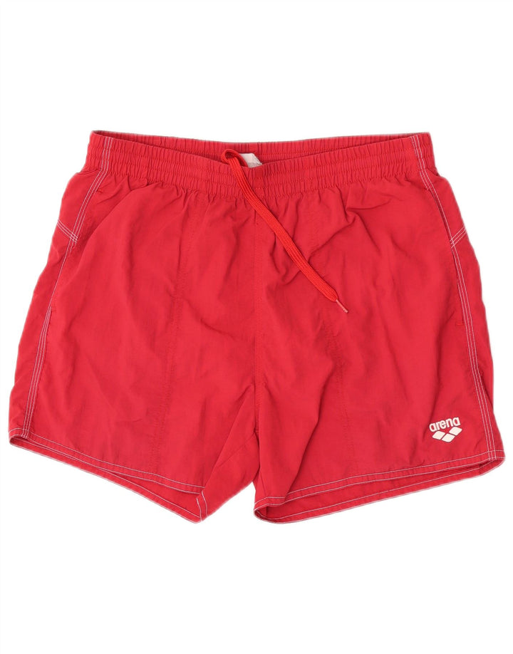 Pantaloncini da bagno da uomo Arena grandi rossi