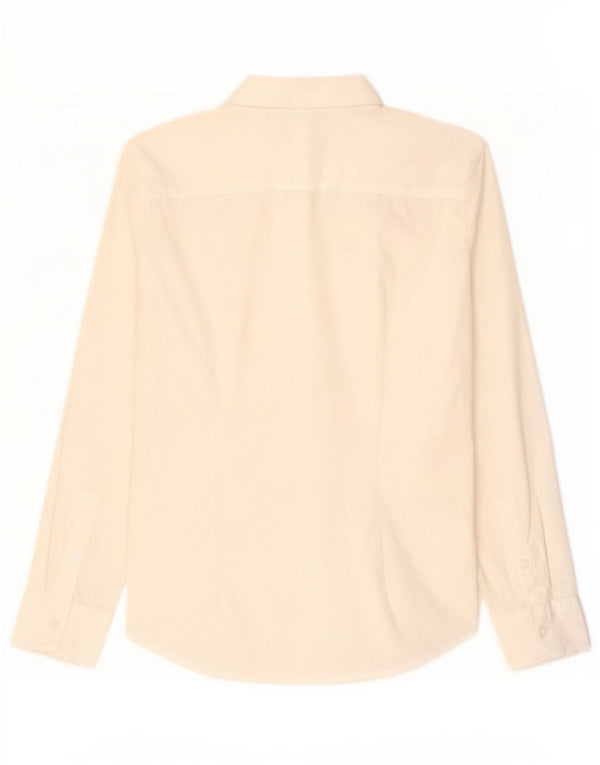 Camicia Benetton Donna UK 12 Medio Bianco