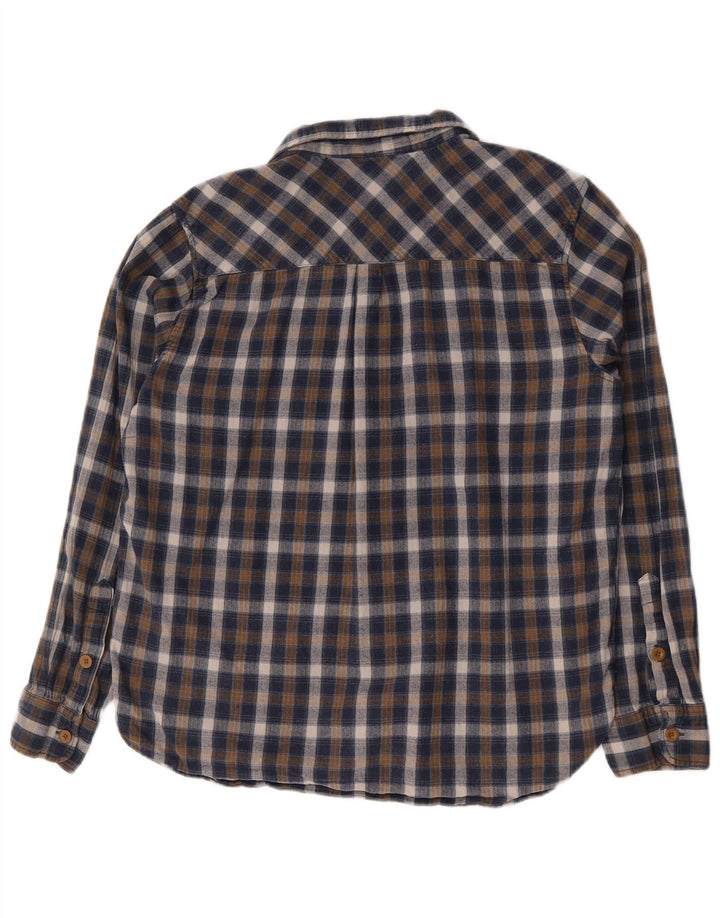 Camicia da uomo in flanella Mountain Warehouse XL in cotone a quadri blu