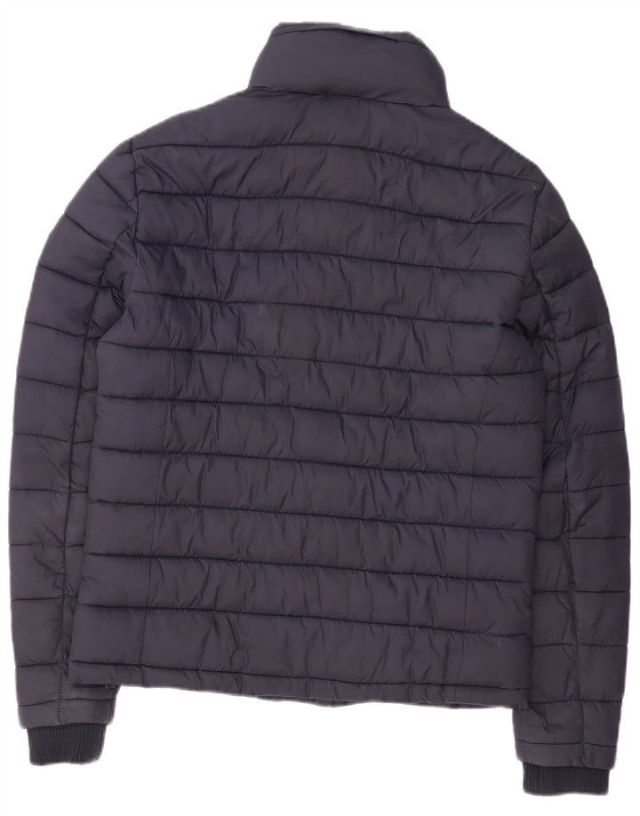 Giacca imbottita da uomo Superdry UK 36 Small Blu Navy Poliestere